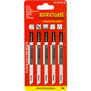 U-shank Jigsaw Blade 10tpi For Wood 2.5mm 5pc